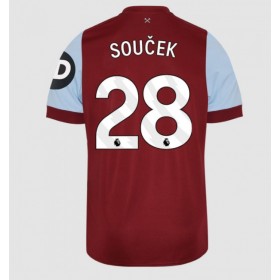 West Ham United Tomas Soucek #28 Hemmakläder 2023-24 Kortärmad